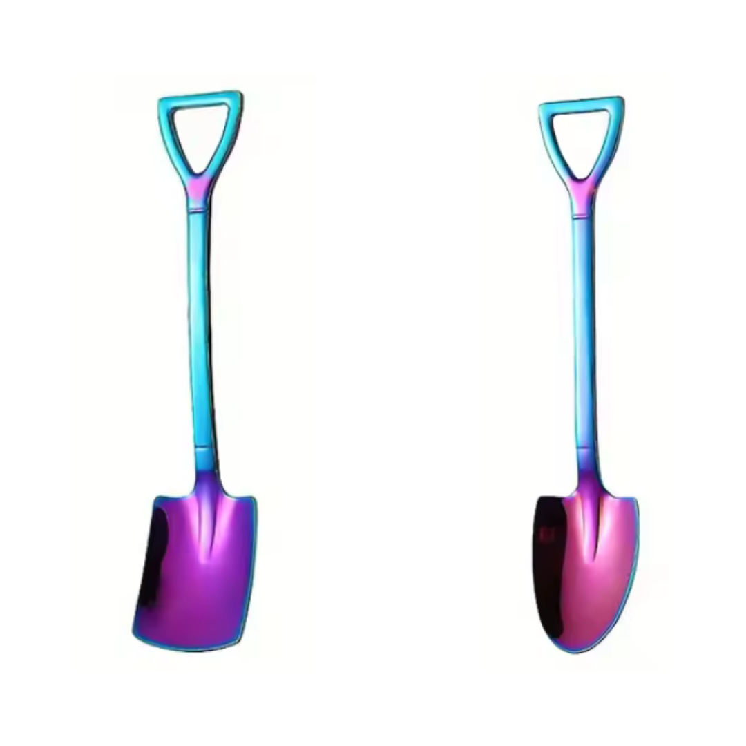 Mini Lopatka a Rýč Sada 2v1 nerezové na úpravu vosku 3,5x16cm 2ks