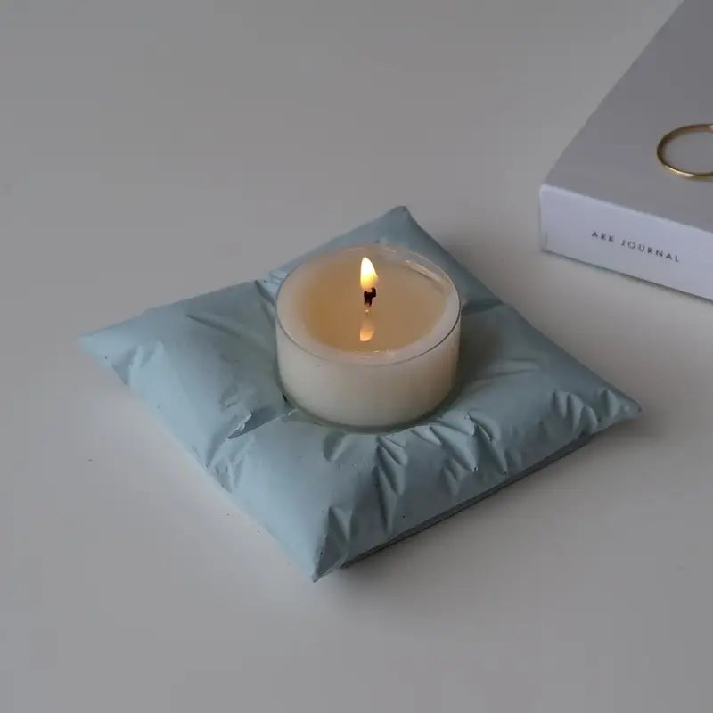 MiniPillow:Beton Polštářkový Mini tácek z betonu