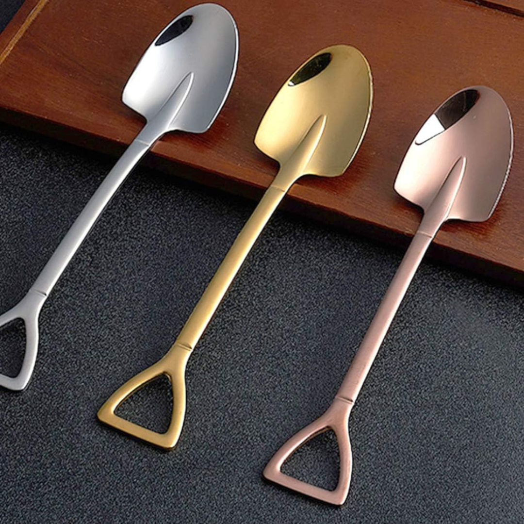 Mini Lopatka a Rýč Sada 2v1 nerezové na úpravu vosku 3,5x16cm 2ks