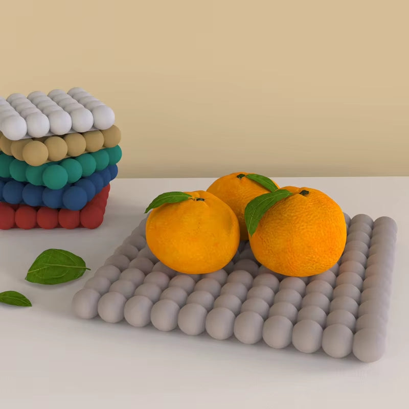 Portata Tácek bublinový z betonu čtverec 14x14cm