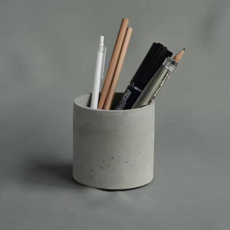 TheJar Round Nádobka univerzální z UHPC betonu kulatá + podtácek