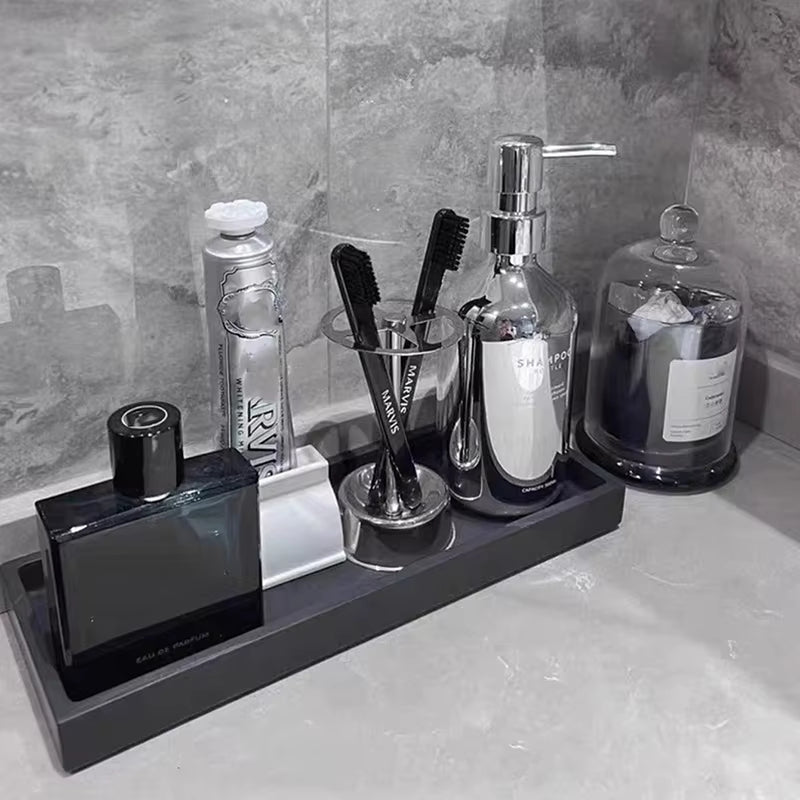 Base Tác a organizér s okrajem z UHPC betonu obdélník 29x11cm