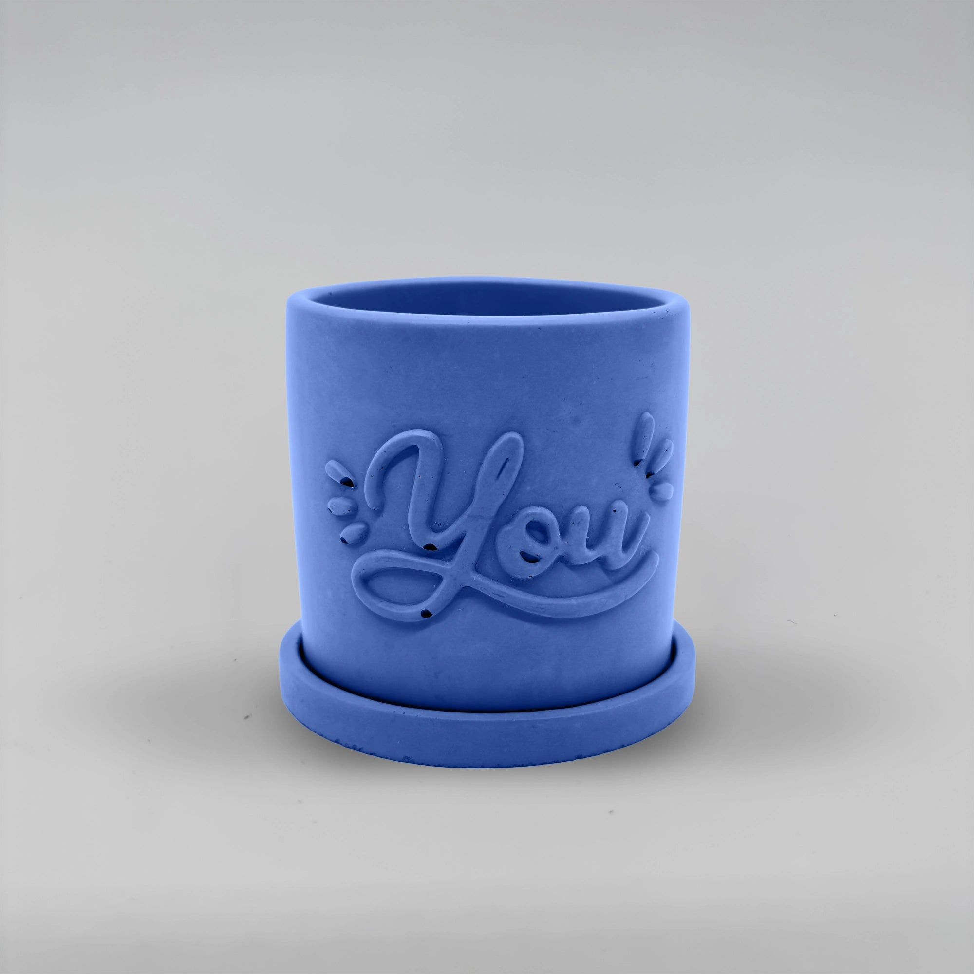 Récipient ,You, Nádobka z betonu multifunkční + podtácek