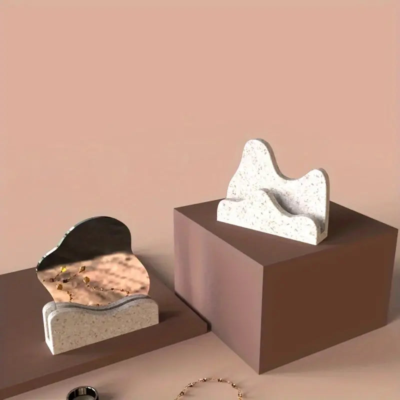 WaveBase multifunkční podstavec a držák zvlněný z betonu