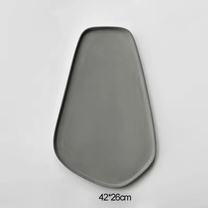 Anomala Podnos asymetrický z UHPC betonu 42x26cm