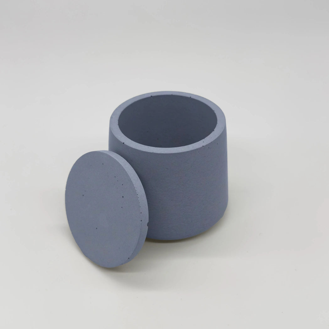 ConcaveJar Nádobka prohnutá z UHPC betonu + víčko