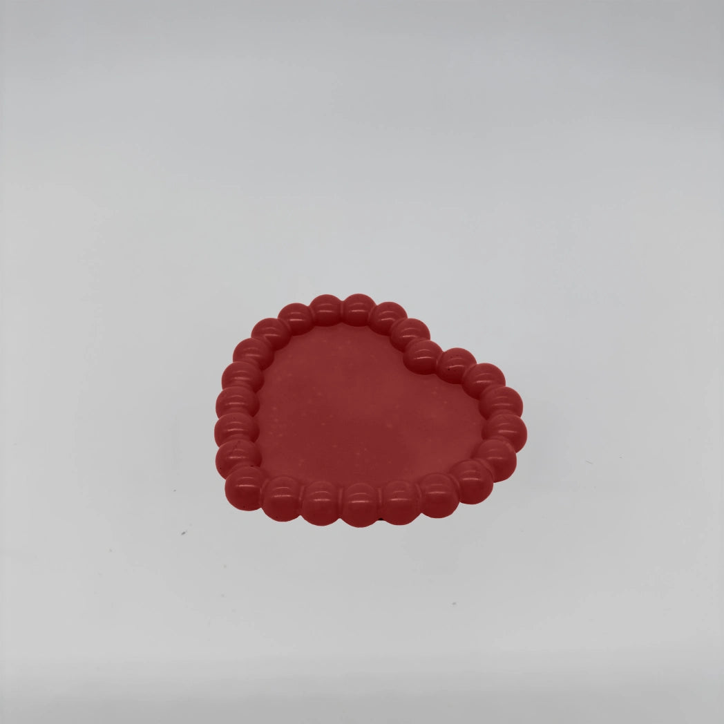 Cuore Podtácek bublinový srdcový z betonu