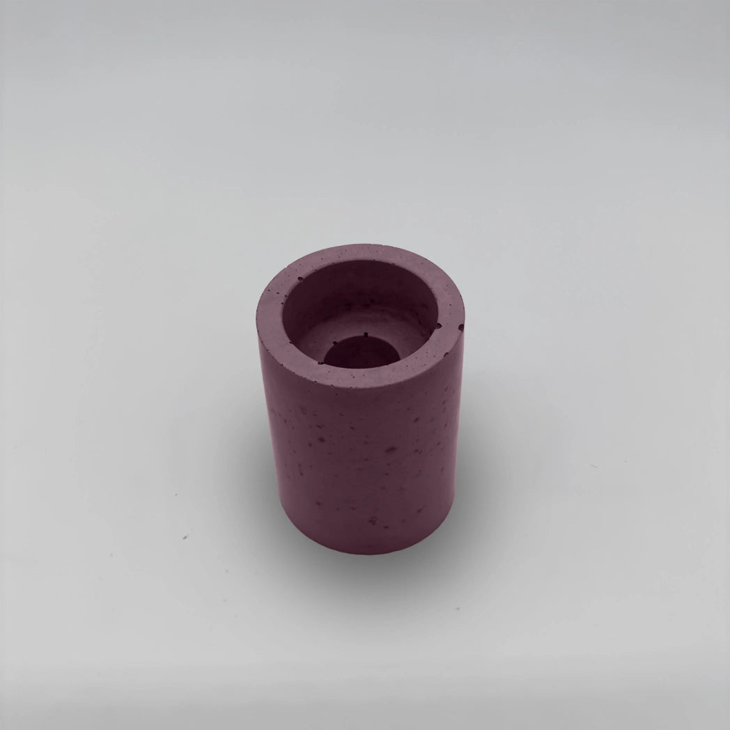 Cylinder Držák mulfitunkční na svícen nebo svíčku z betonu