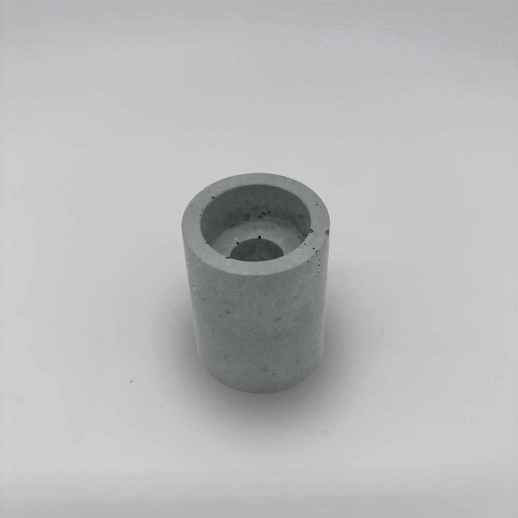 Cylinder Držák mulfitunkční na svícen nebo svíčku z betonu