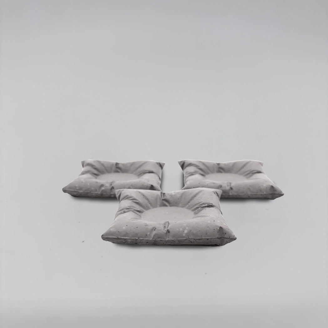 MiniPillow:Beton Polštářkový Mini tácek z betonu