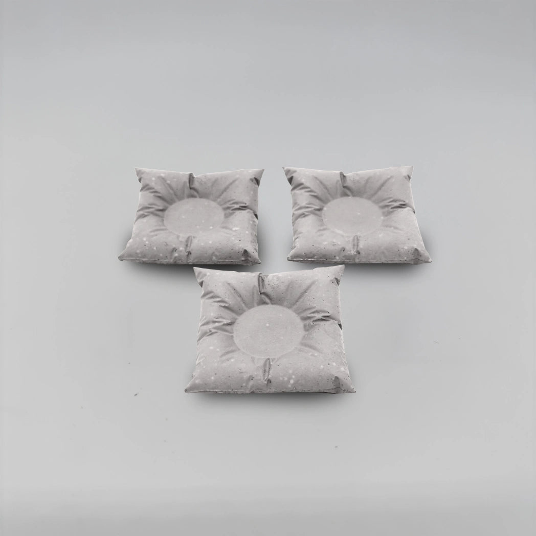 MiniPillow:Beton Polštářkový Mini tácek z betonu