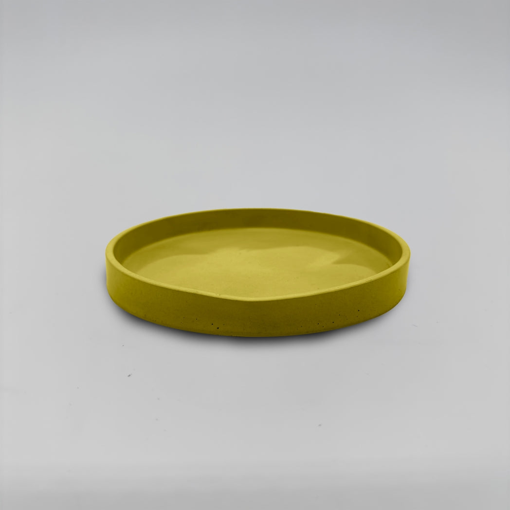 Orbit Tác a podnos z betonu kulatý s prohnutím