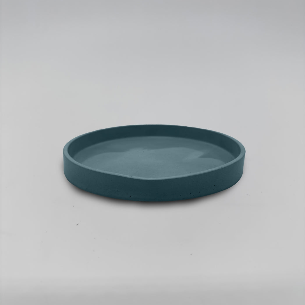 Orbit Tác a podnos z betonu kulatý s prohnutím