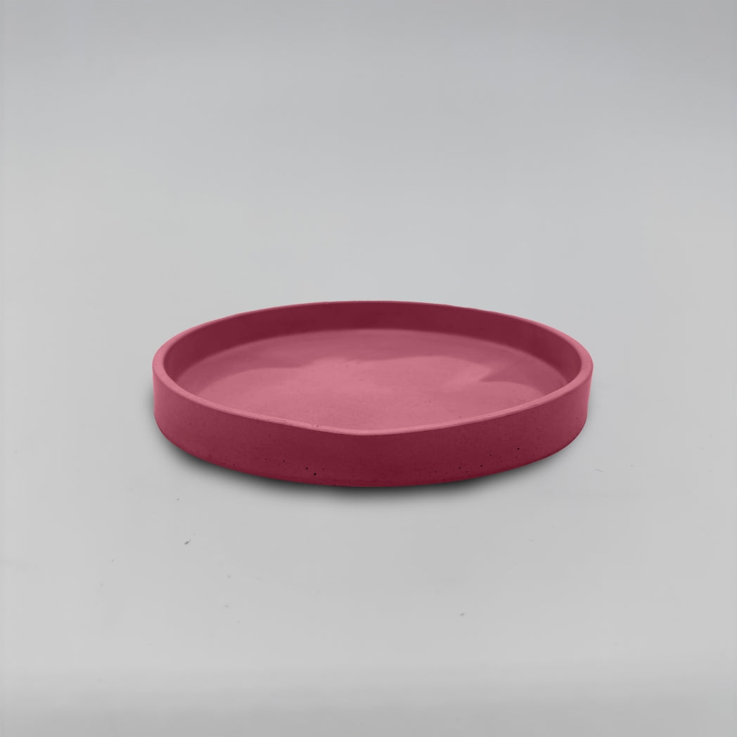 Orbit Tác a podnos z betonu kulatý s prohnutím