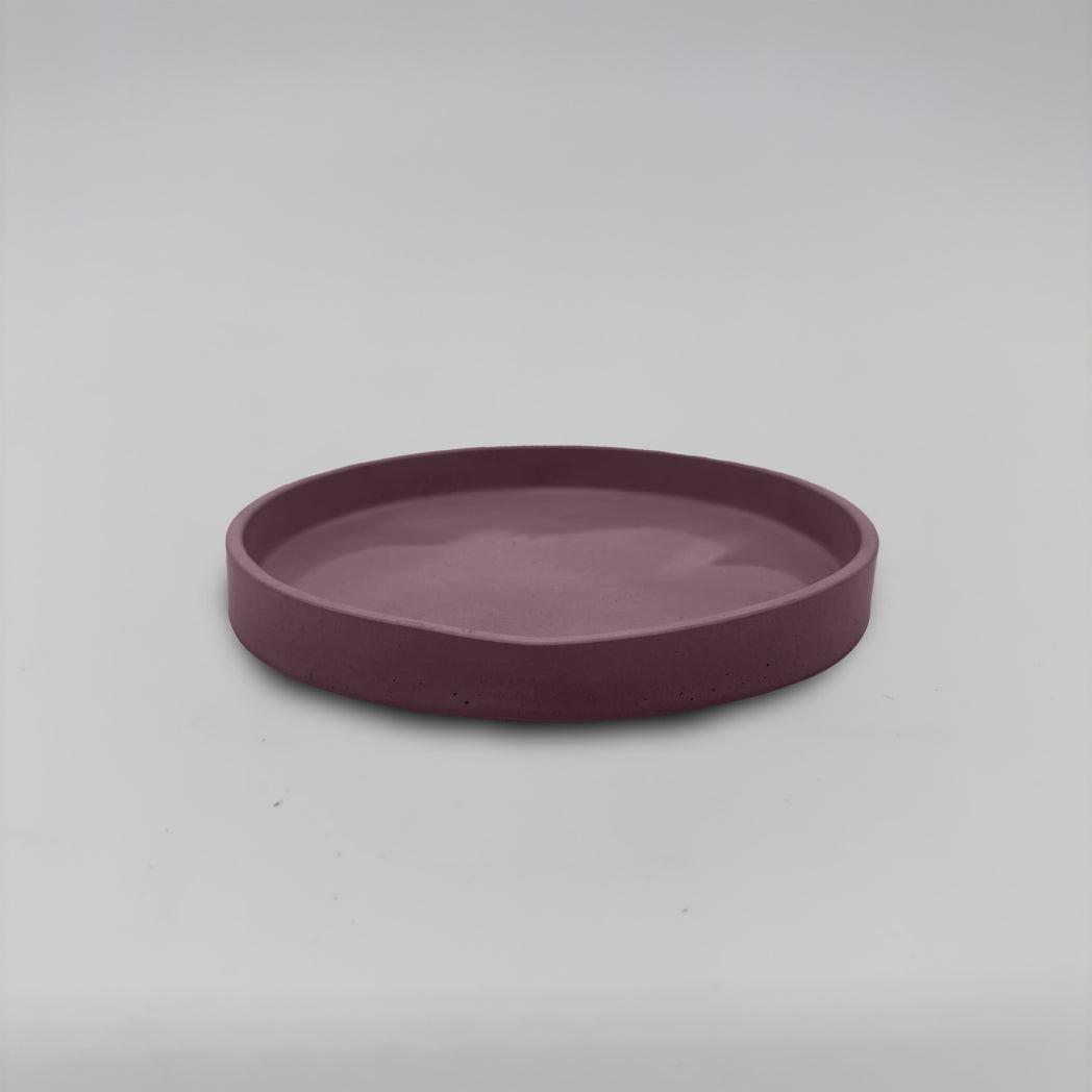 Orbit Tác a podnos z betonu kulatý s prohnutím