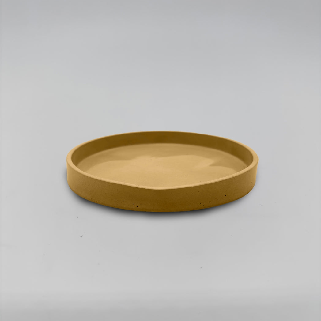 Orbit Tác a podnos z betonu kulatý s prohnutím