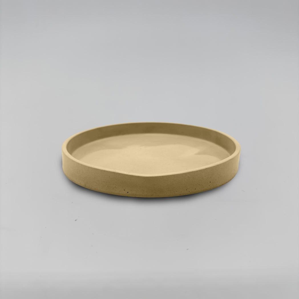 Orbit Tác a podnos z betonu kulatý s prohnutím