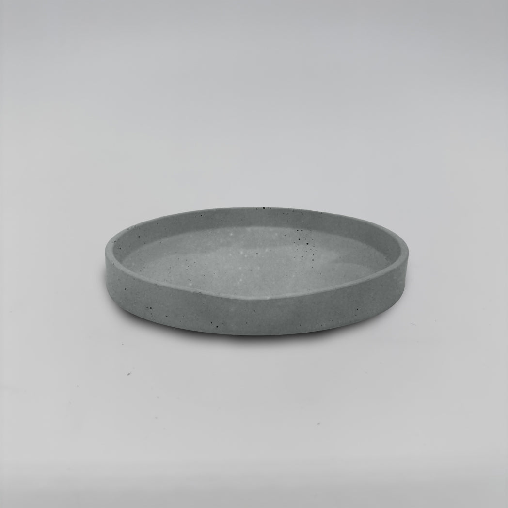 Orbit Tác a podnos z betonu kulatý s prohnutím