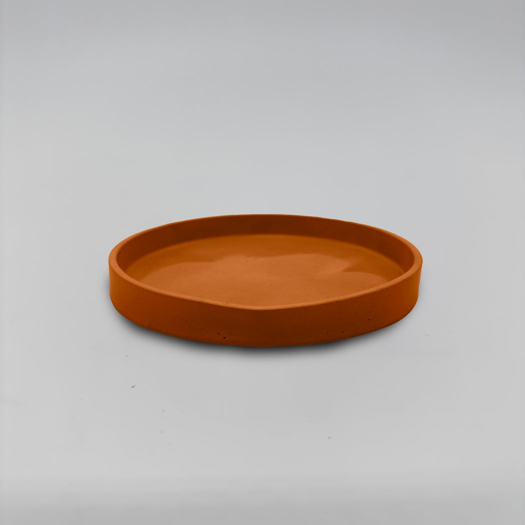 Orbit Tác a podnos z betonu kulatý s prohnutím