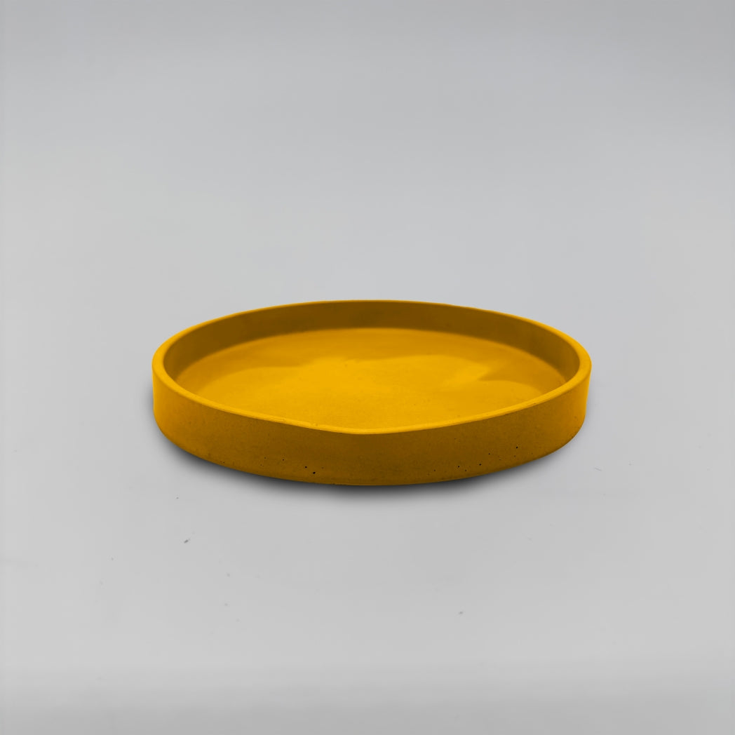 Orbit Tác a podnos z betonu kulatý s prohnutím