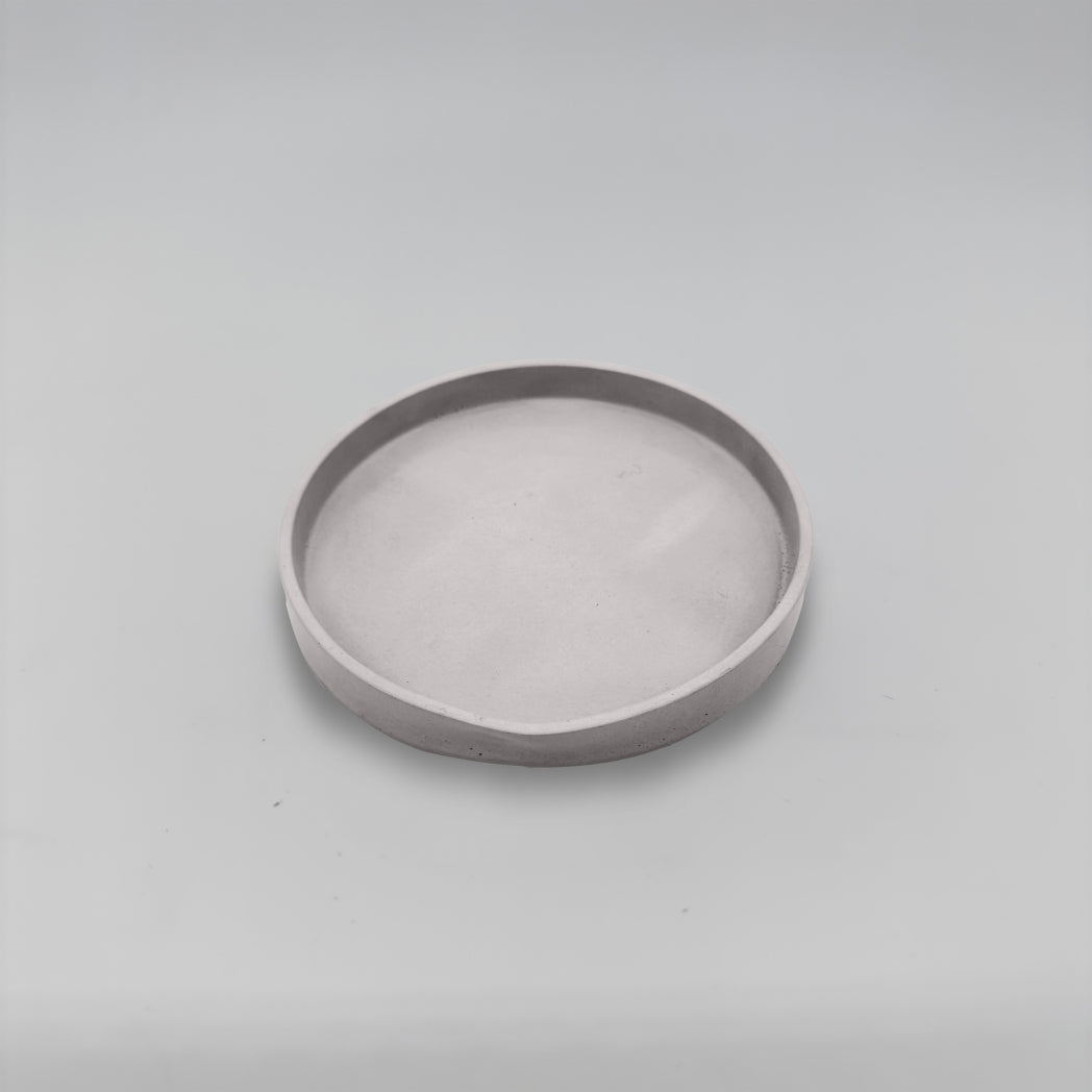 Orbit Tác a podnos z betonu kulatý s prohnutím