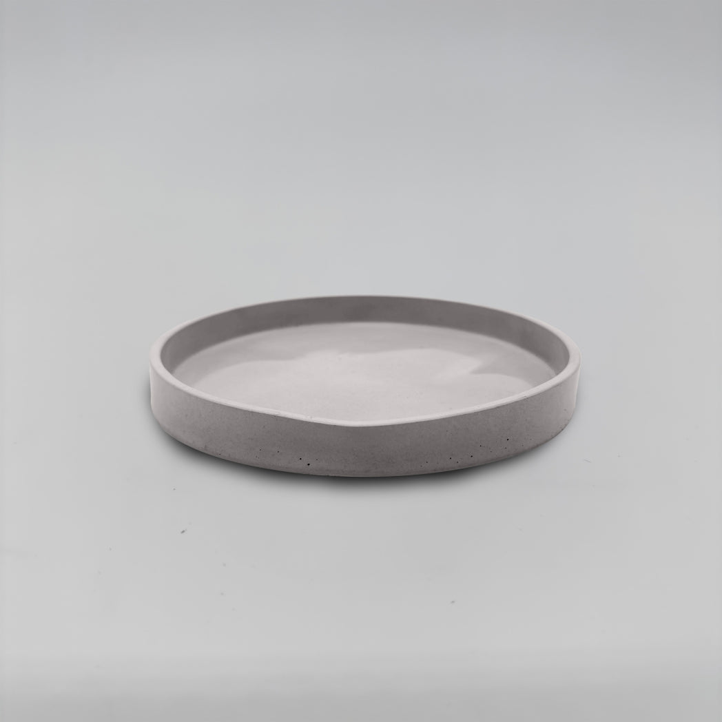 Orbit Tác a podnos z betonu kulatý s prohnutím