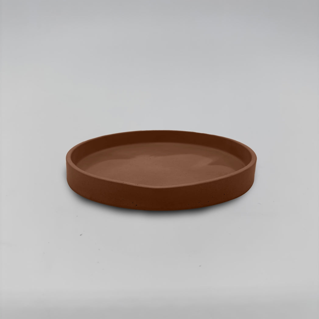 Orbit Tác a podnos z betonu kulatý s prohnutím