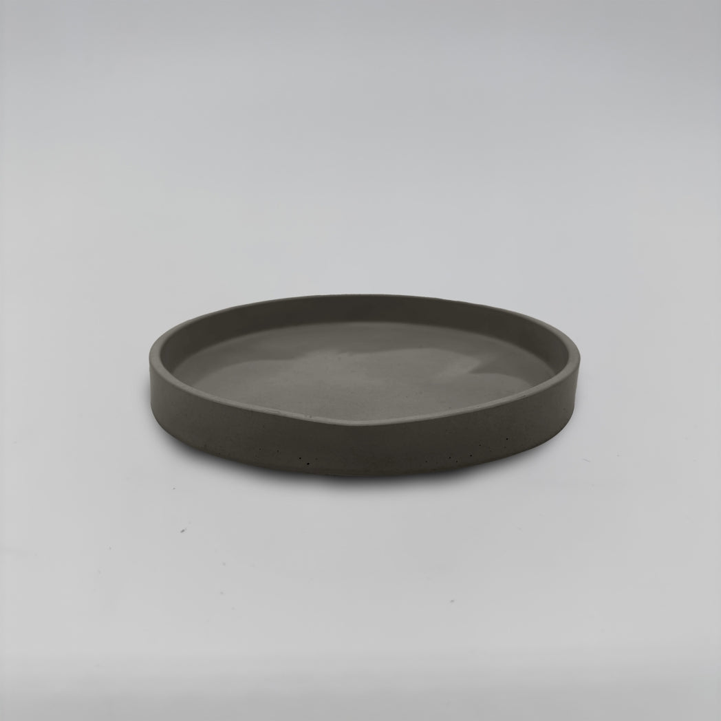 Orbit Tác a podnos z betonu kulatý s prohnutím