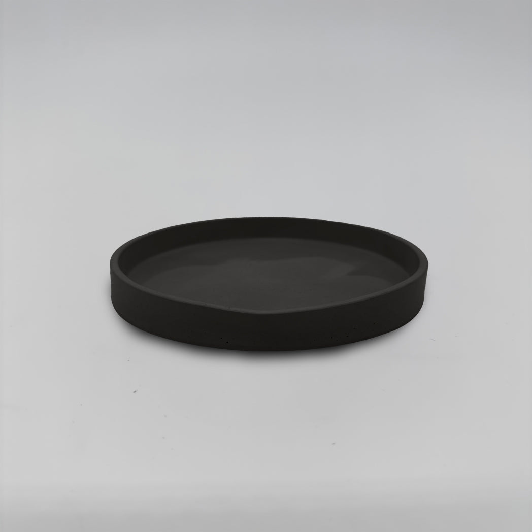 Orbit Tác a podnos z betonu kulatý s prohnutím