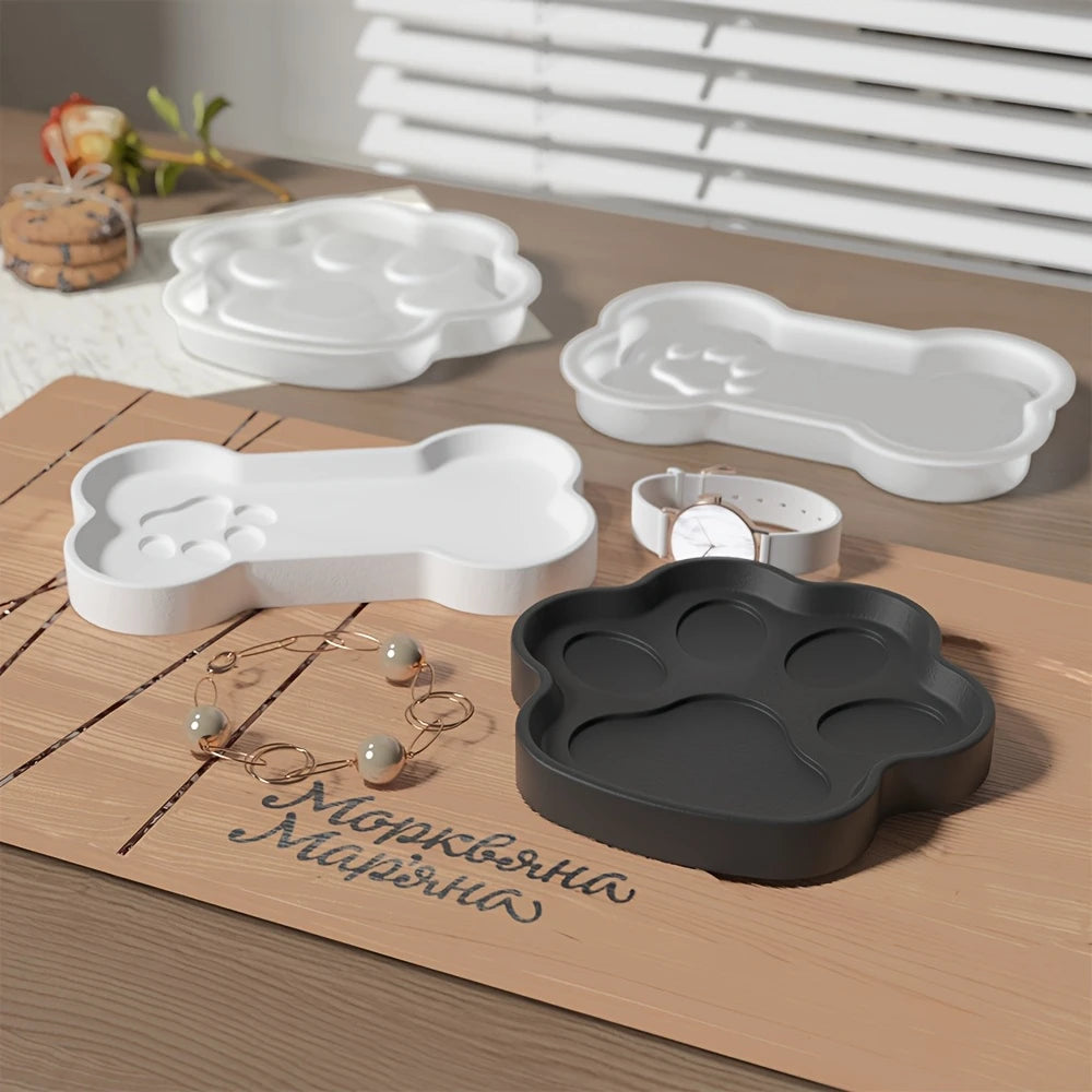 Bone Kostička tácek na granule a pamlsky z betonu