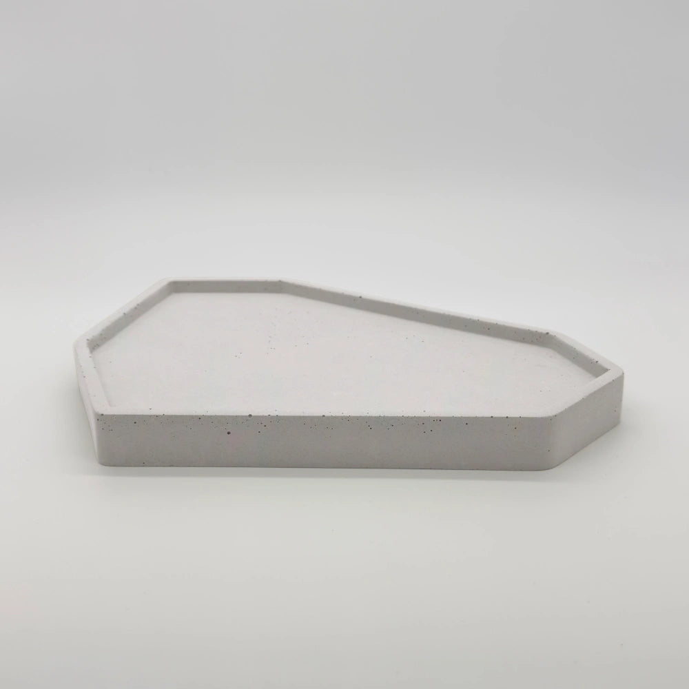 Polygon Podnos a tác polygonální z UHPC betonu 31x24cm