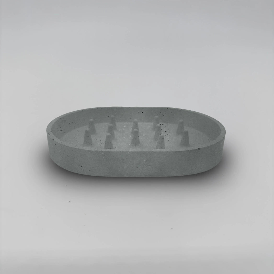 RingNest Organizér na prsteny a šperky z betonu oválný obdélník