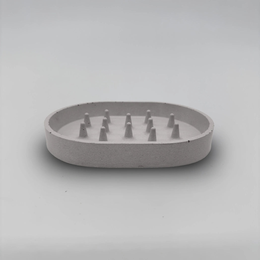 RingNest Organizér na prsteny a šperky z betonu oválný obdélník