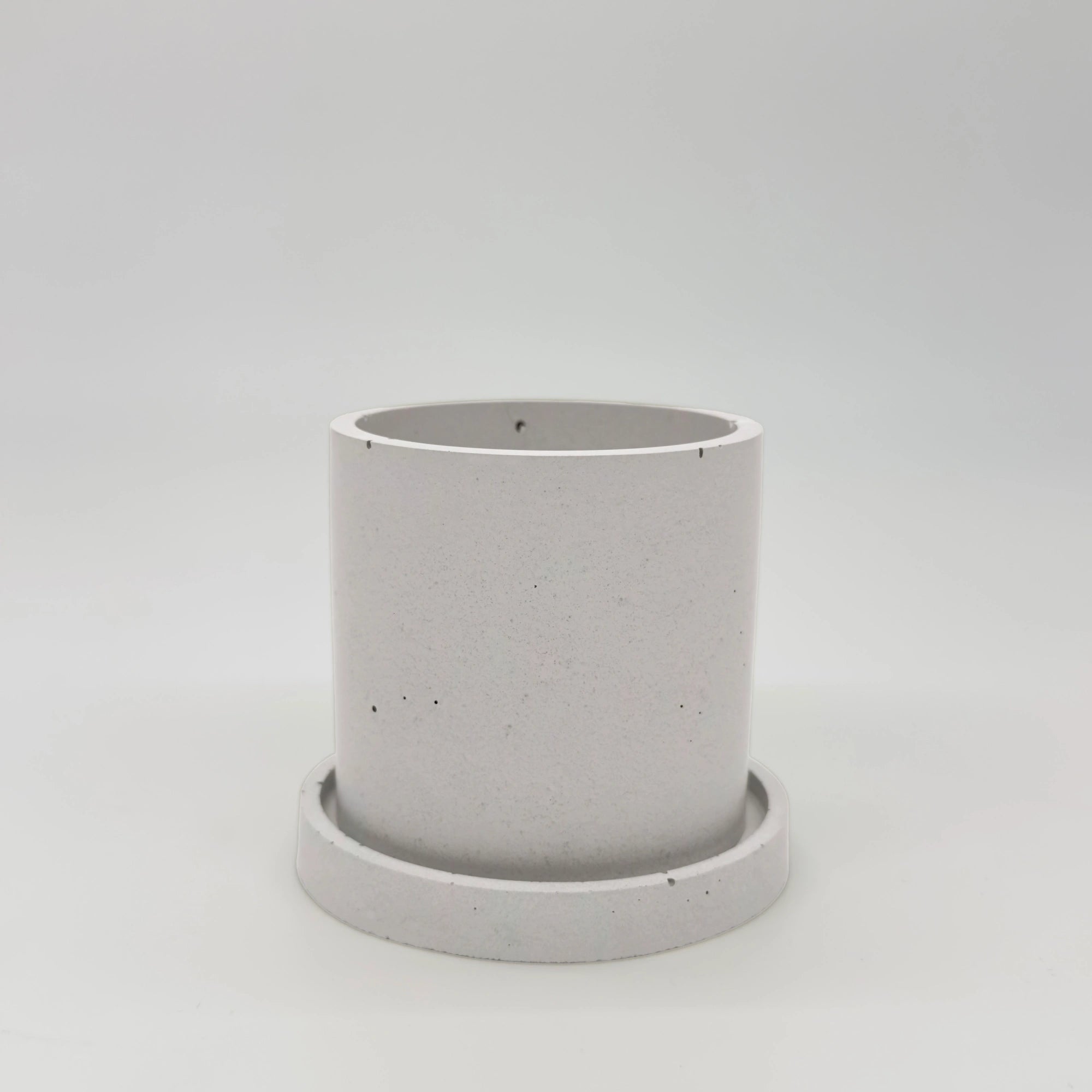 TheJar Round Nádobka univerzální z UHPC betonu kulatá + podtácek