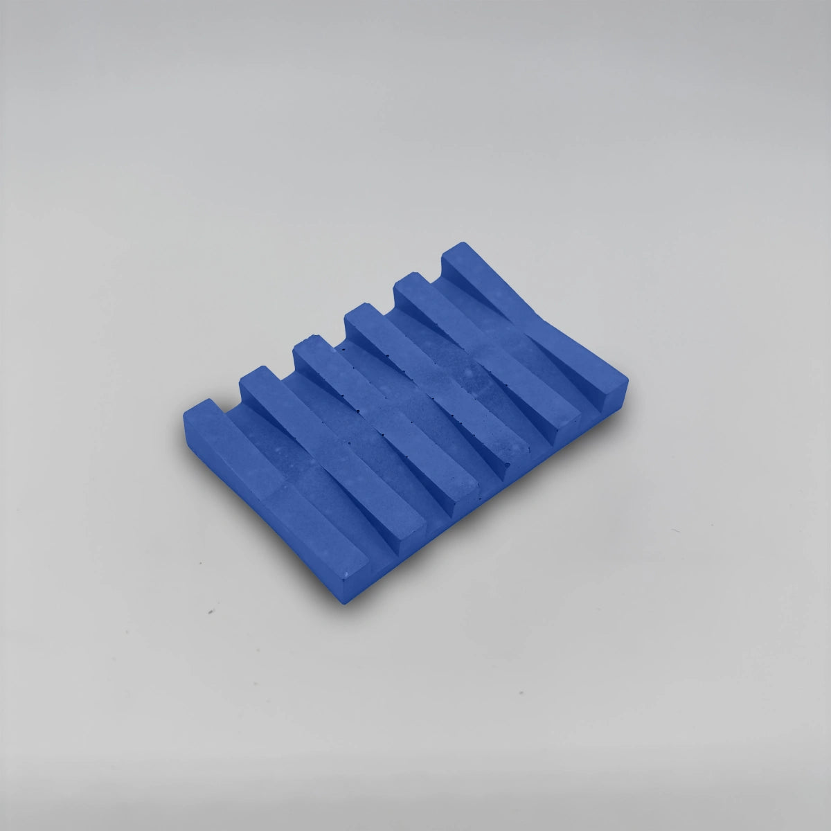 SoapRack Mýdelník Podložka pod mýdlo z betonu symetrická se žlábky