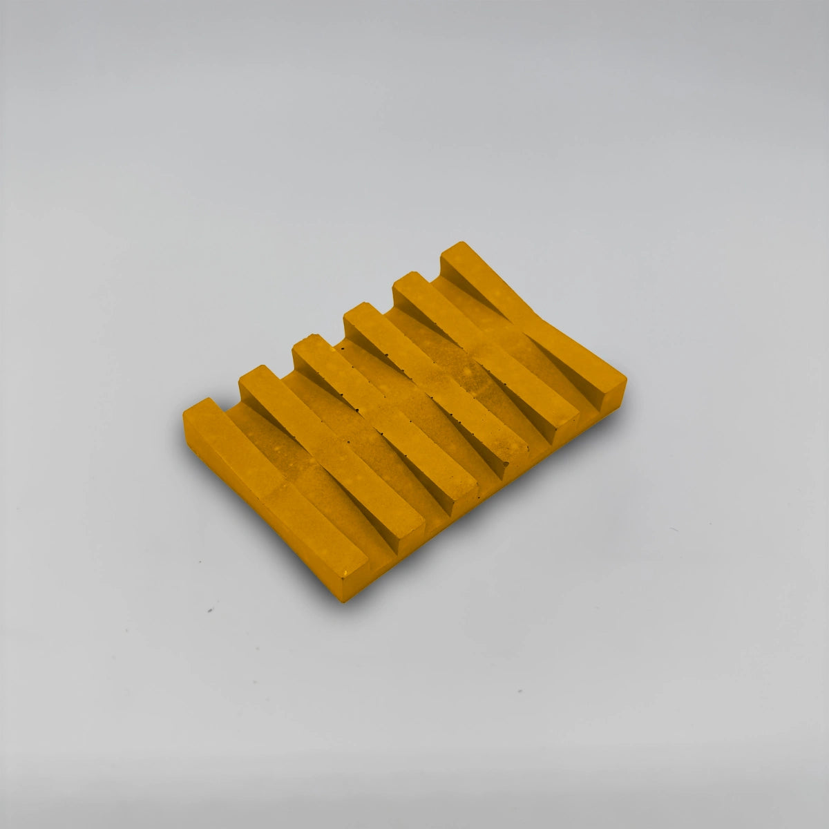 SoapRack Mýdelník Podložka pod mýdlo z betonu symetrická se žlábky