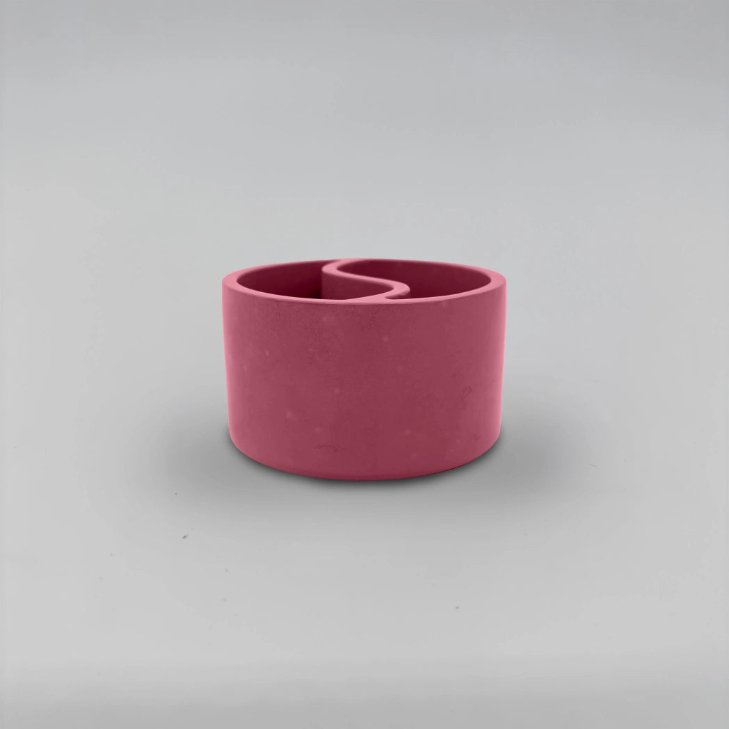 Yin-YangDuo Nádobka dvojitá z betonu kulatá