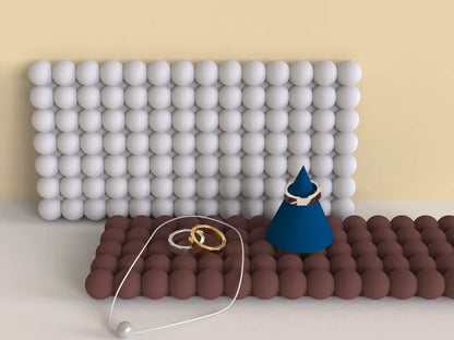 Portata Podnos bublinový z betonu obdelník 25x12cm