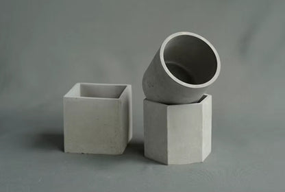 TheJar Cube Nádobka univerzální z UHPC betonu čtvercová + podtácek