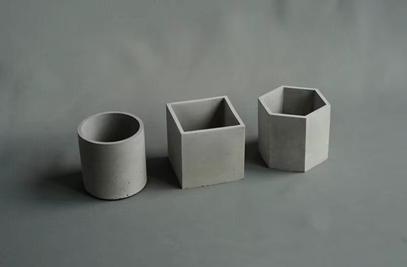 TheJar Cube Nádobka univerzální z UHPC betonu čtvercová + podtácek