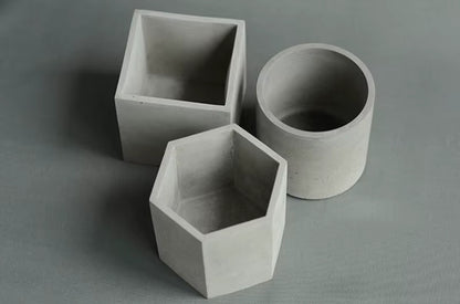 TheJar Hex Nádobka univerzální z UHPC betonu oktagonová + podtácek