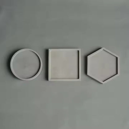 TheJar Cube Nádobka univerzální z UHPC betonu čtvercová + podtácek