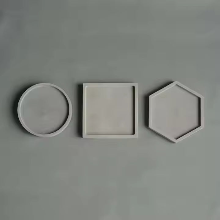 CubeTray podtácek z UHPC betonu čtvercový