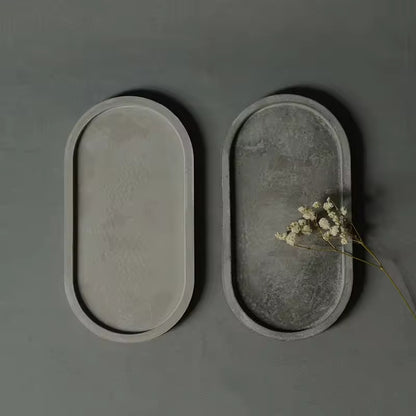 OvalTray Tácek z UHPC betonu oválný obdélník