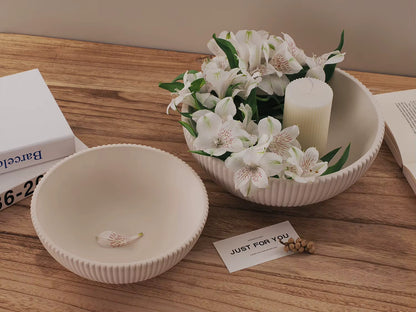 Patera Mísa Vroubkovaná zaoblená z UHPC betonu