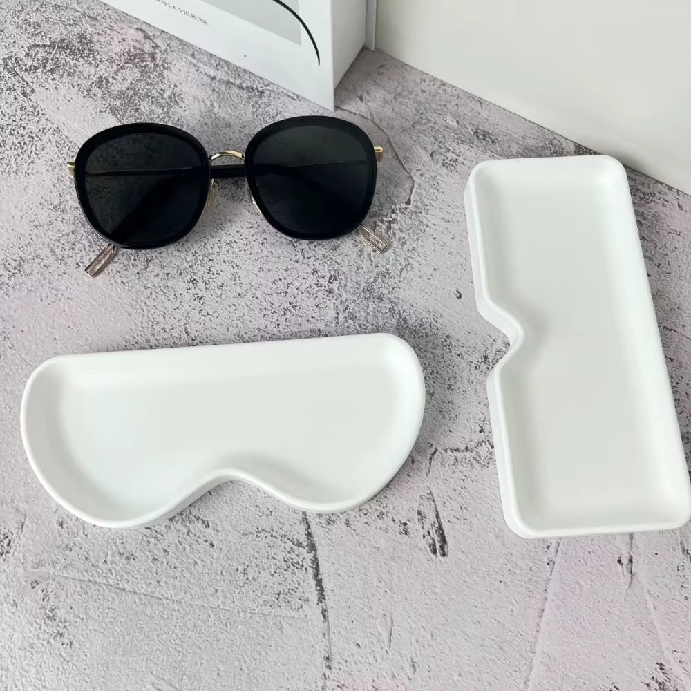 OpticRest Odkládací tácek pro brýle z betonu obdélníkový