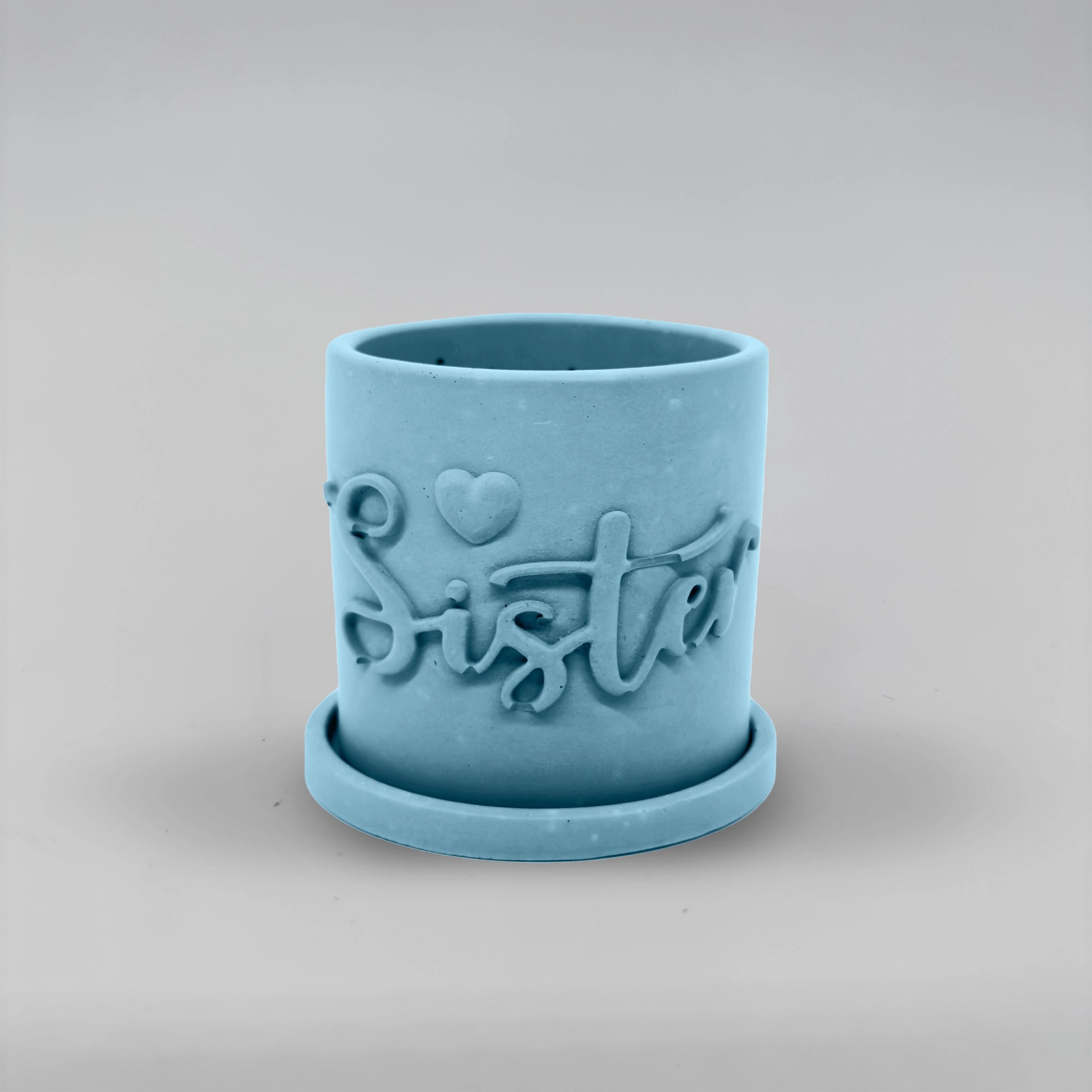 Récipient ,Sister, Nádobka z betonu multifunkční  + podtácek