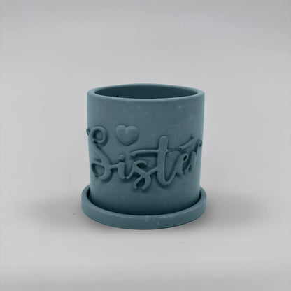 Récipient ,Sister, Nádobka z betonu multifunkční  + podtácek