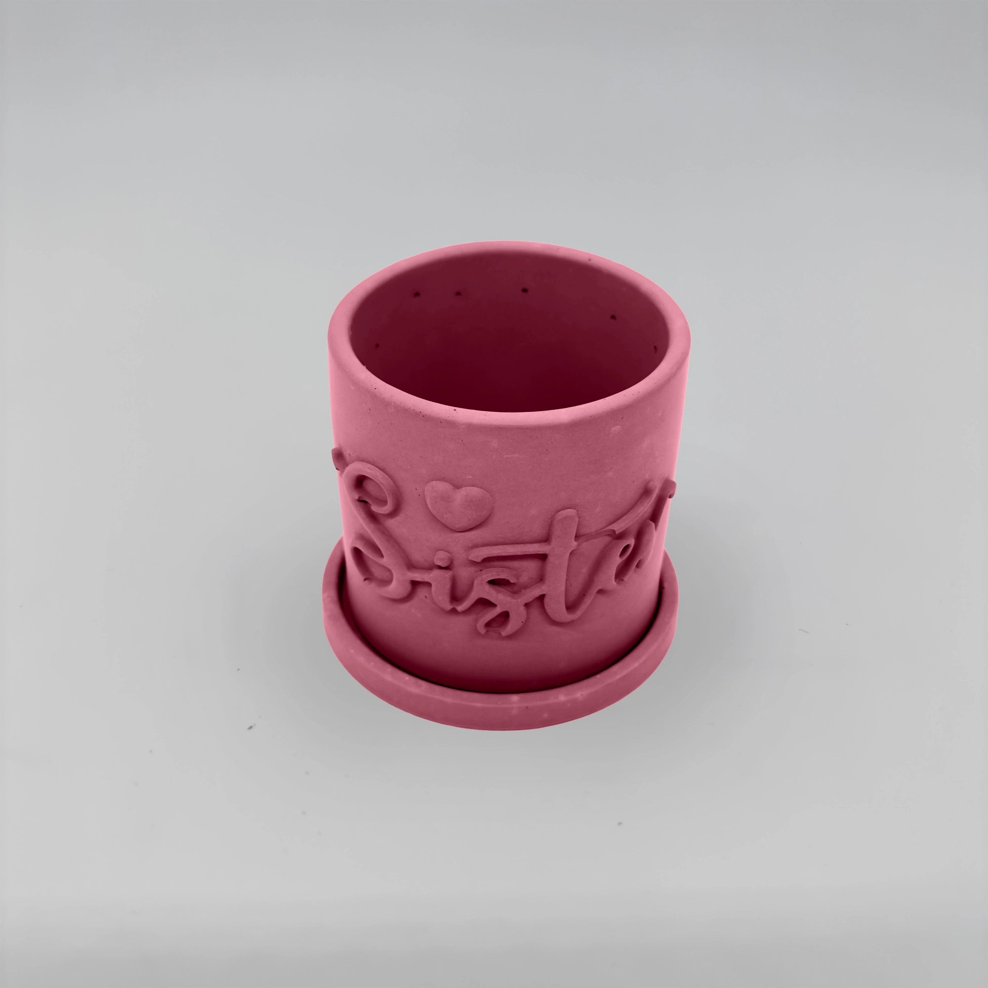 Récipient ,Sister, Nádobka z betonu multifunkční  + podtácek