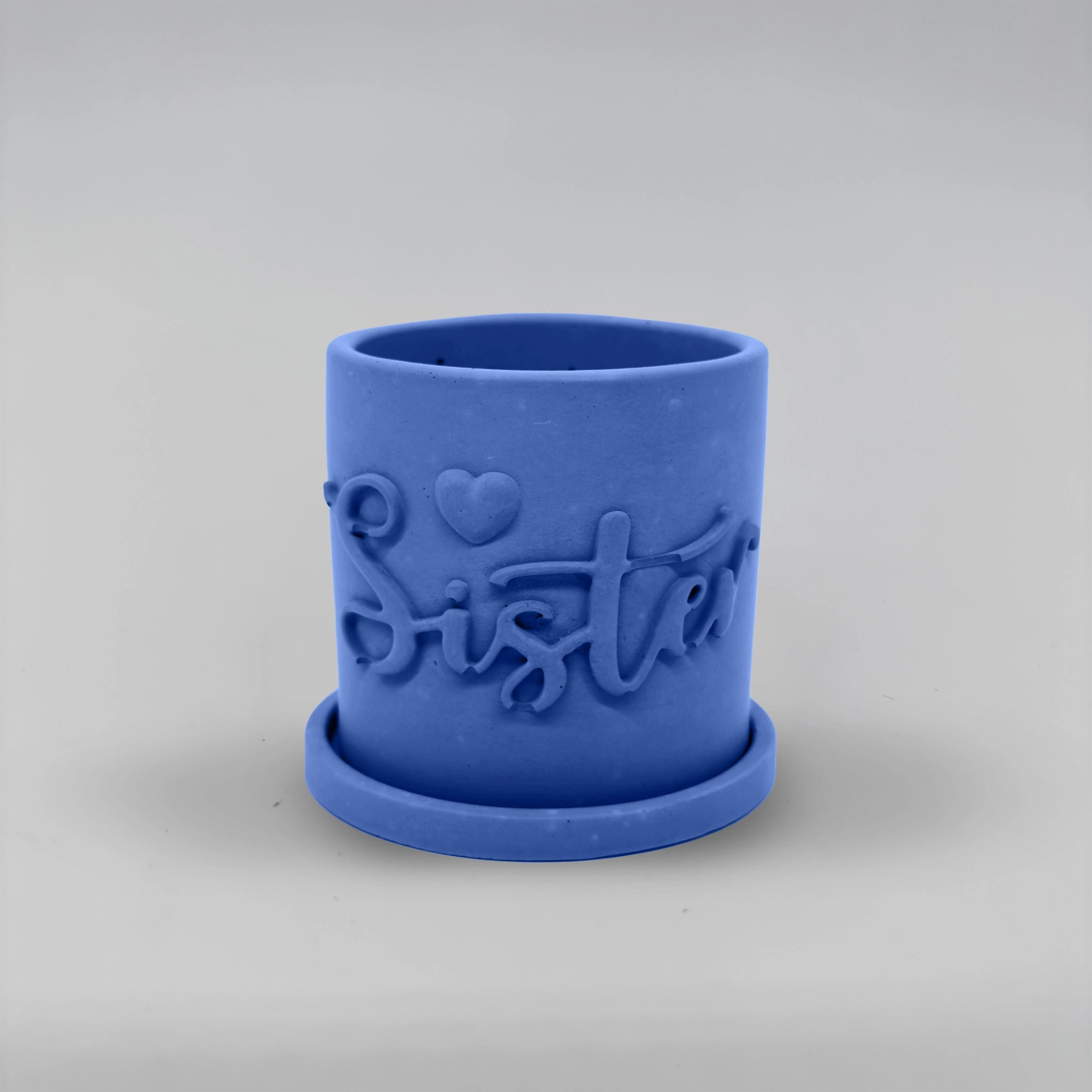 Récipient ,Sister, Nádobka z betonu multifunkční  + podtácek